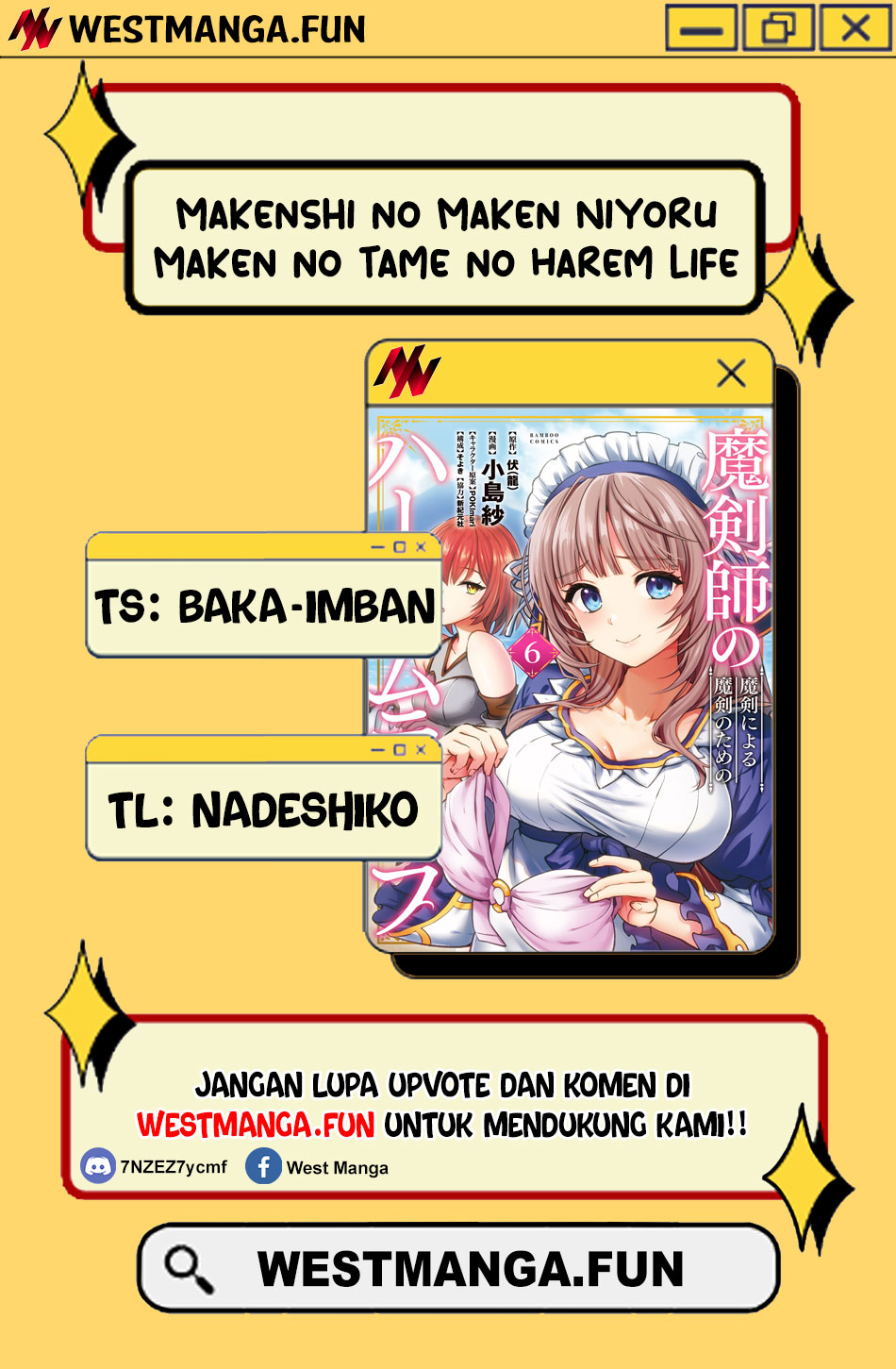 Makenshi no Maken Niyoru Maken no Tame no Harem Life Chapter 24.1 Gambar 3