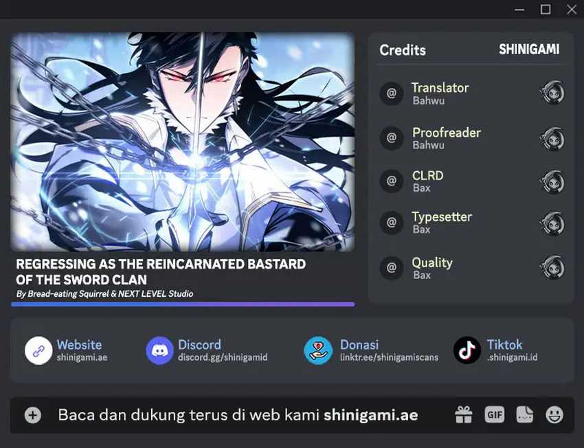 Komik Regressing As The Reincarnated Bastard Of The Sword Clan - Chapter 17