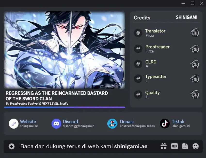 Komik Regressing As The Reincarnated Bastard Of The Sword Clan - Chapter 15