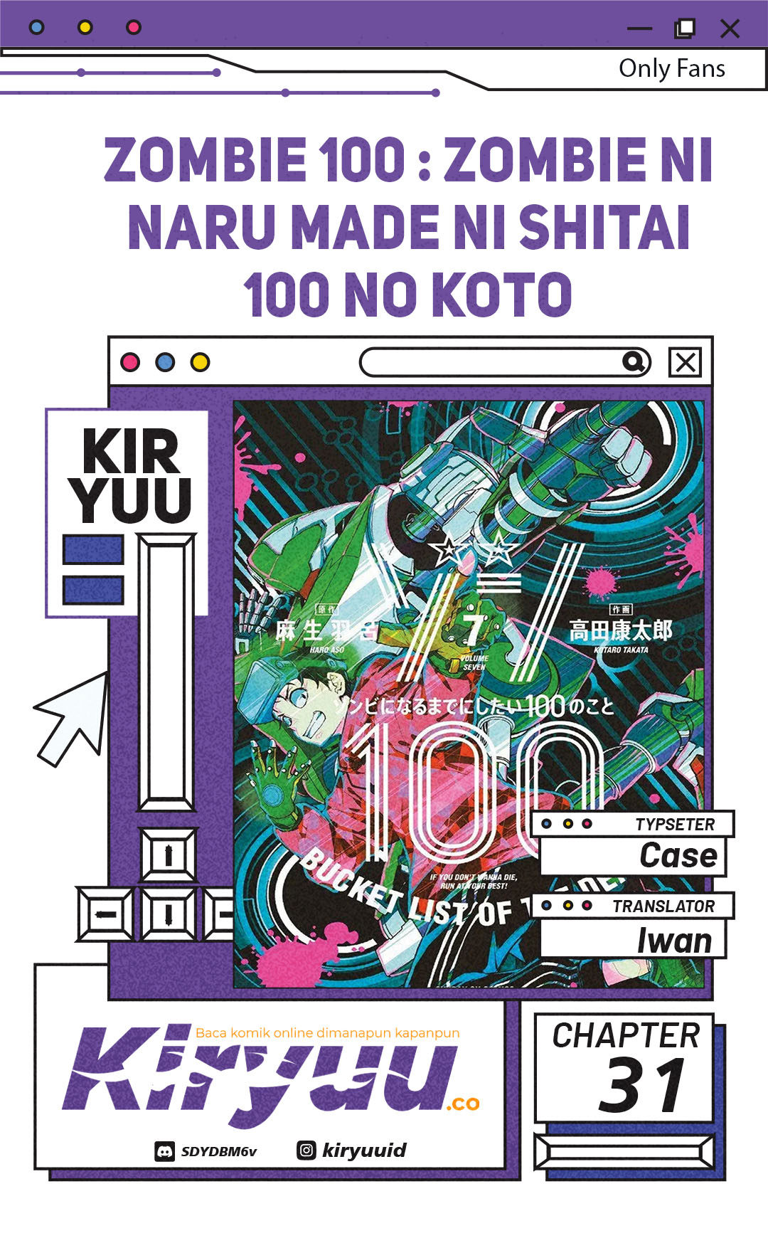 Komik Zombie 100 ~Zombie ni Naru Made ni Shitai 100 no Koto~ - Chapter 31