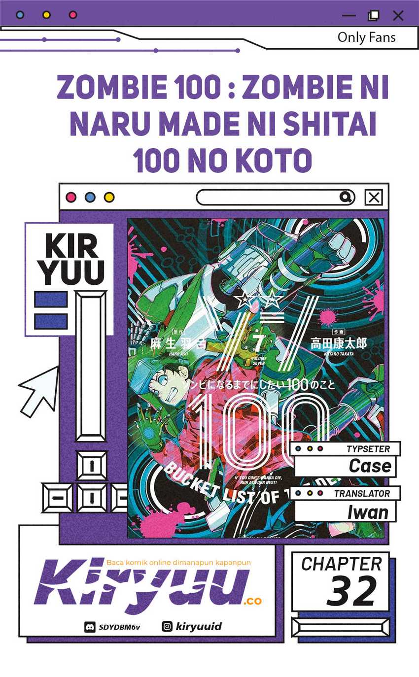 Komik Zombie 100 ~Zombie ni Naru Made ni Shitai 100 no Koto~ - Chapter 32