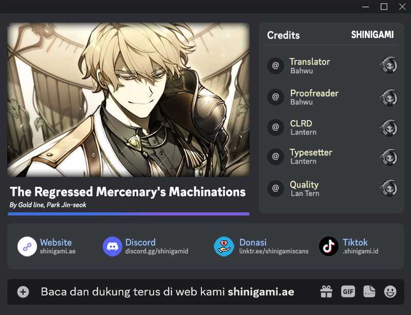 Komik The Regressed Mercenary’s Machinations - Chapter 10