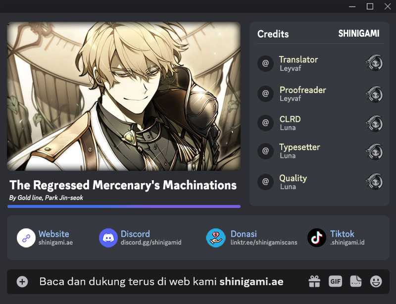 Komik The Regressed Mercenary’s Machinations - Chapter 06