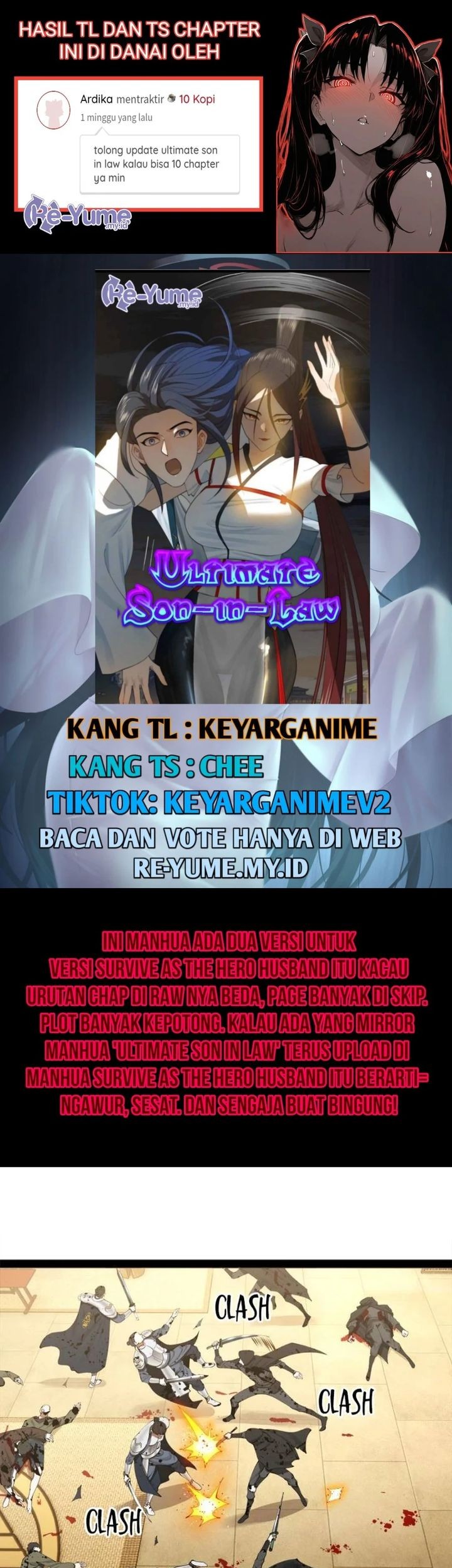 Komik Survive As The Hero’s Husband - Chapter 168