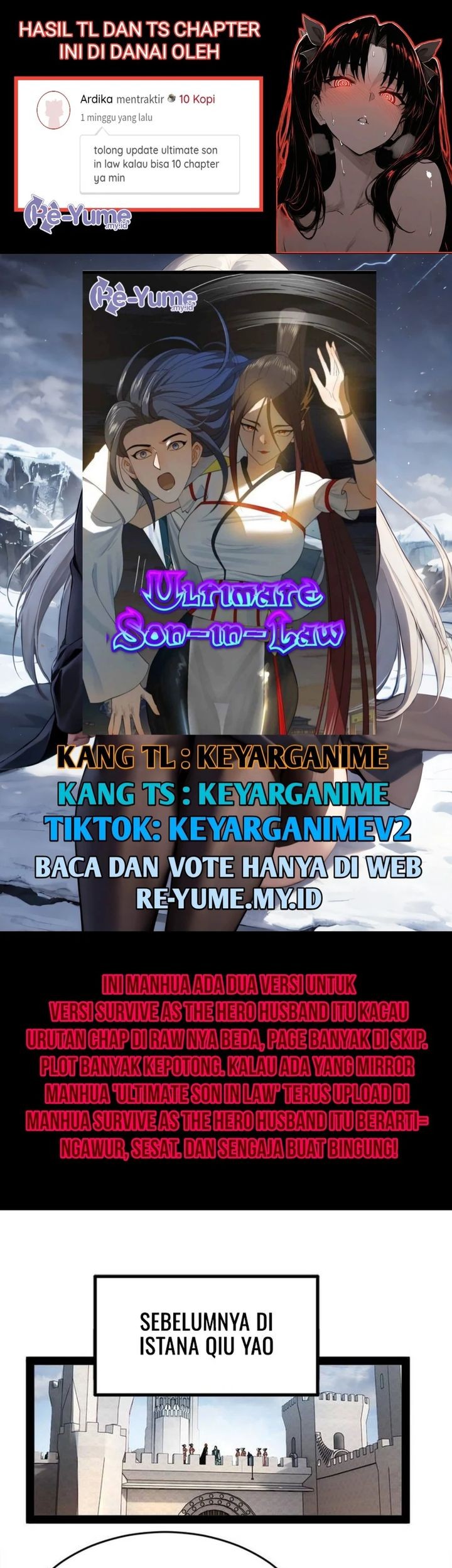Komik Survive As The Hero’s Husband - Chapter 164