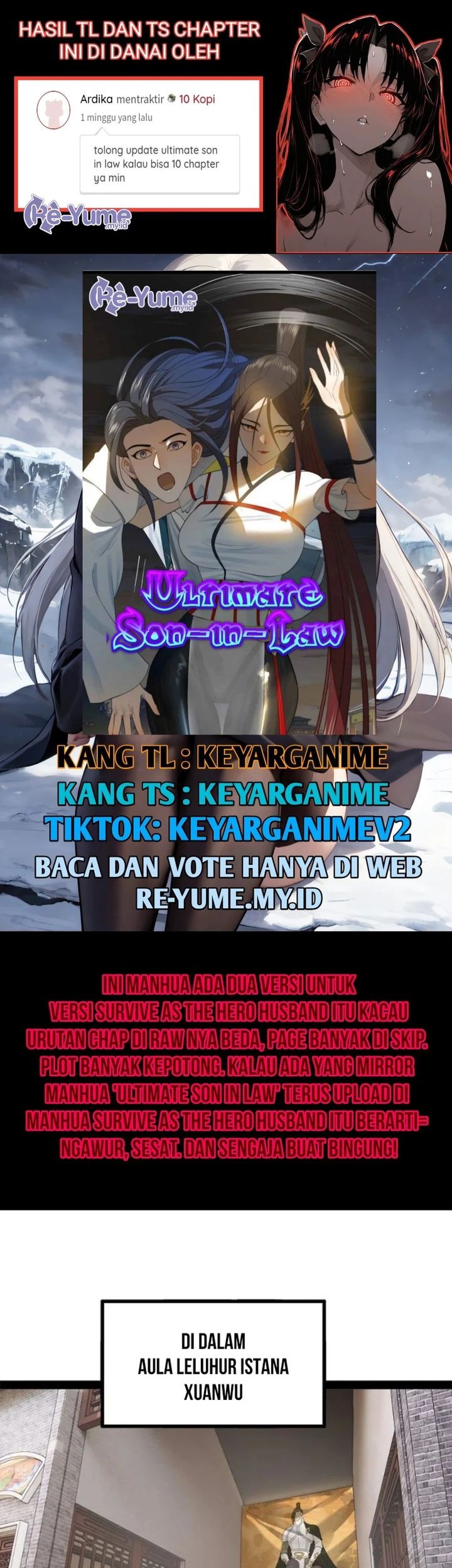 Komik Survive As The Hero’s Husband - Chapter 163