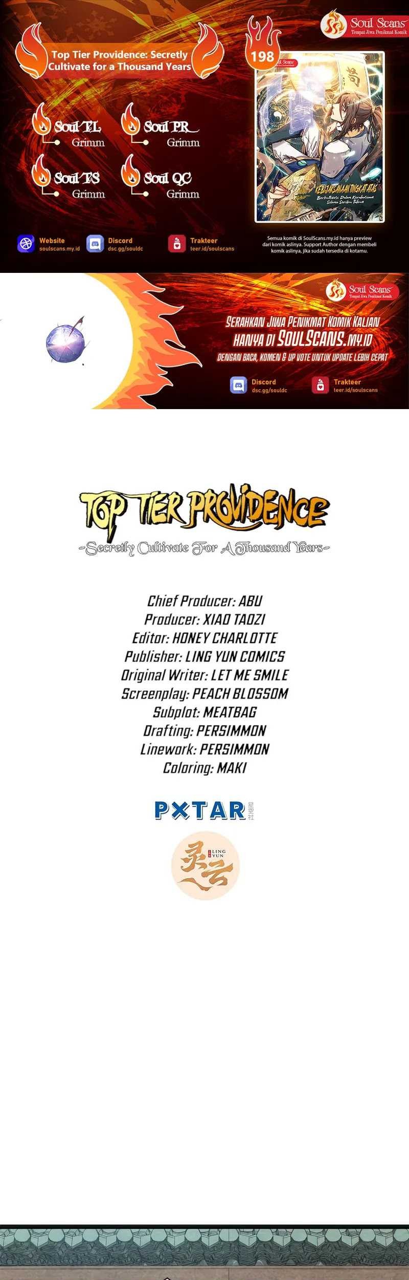 Komik Top Tier Providence: Secretly Cultivate for a Thousand Years - Chapter 198