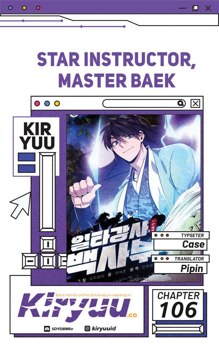 Komik Number One Star Instructor Master Baek - Chapter 106