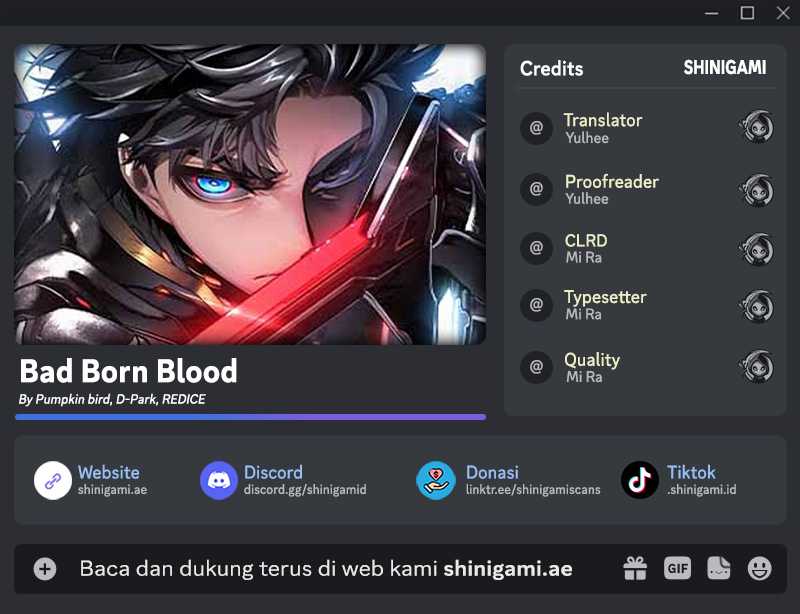 Komik Bad Born Blood - Chapter 16