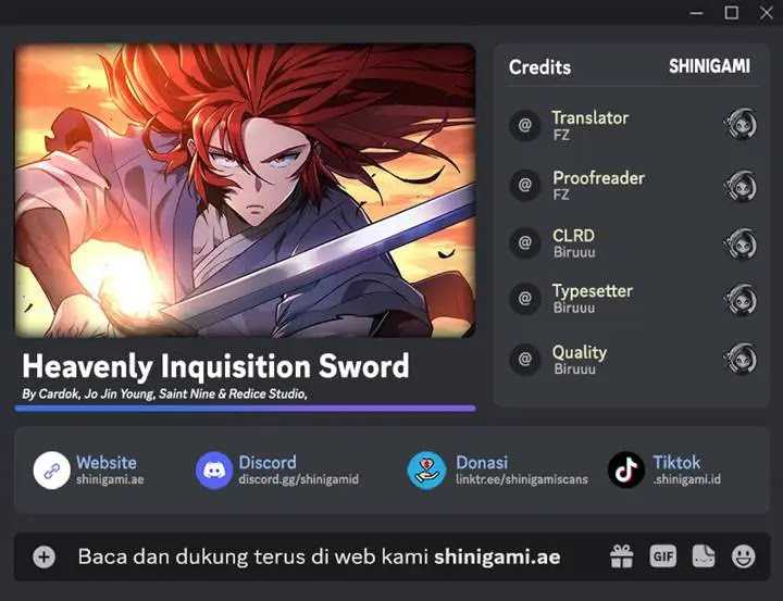 Komik Heavenly Inquisition Sword - Chapter 109