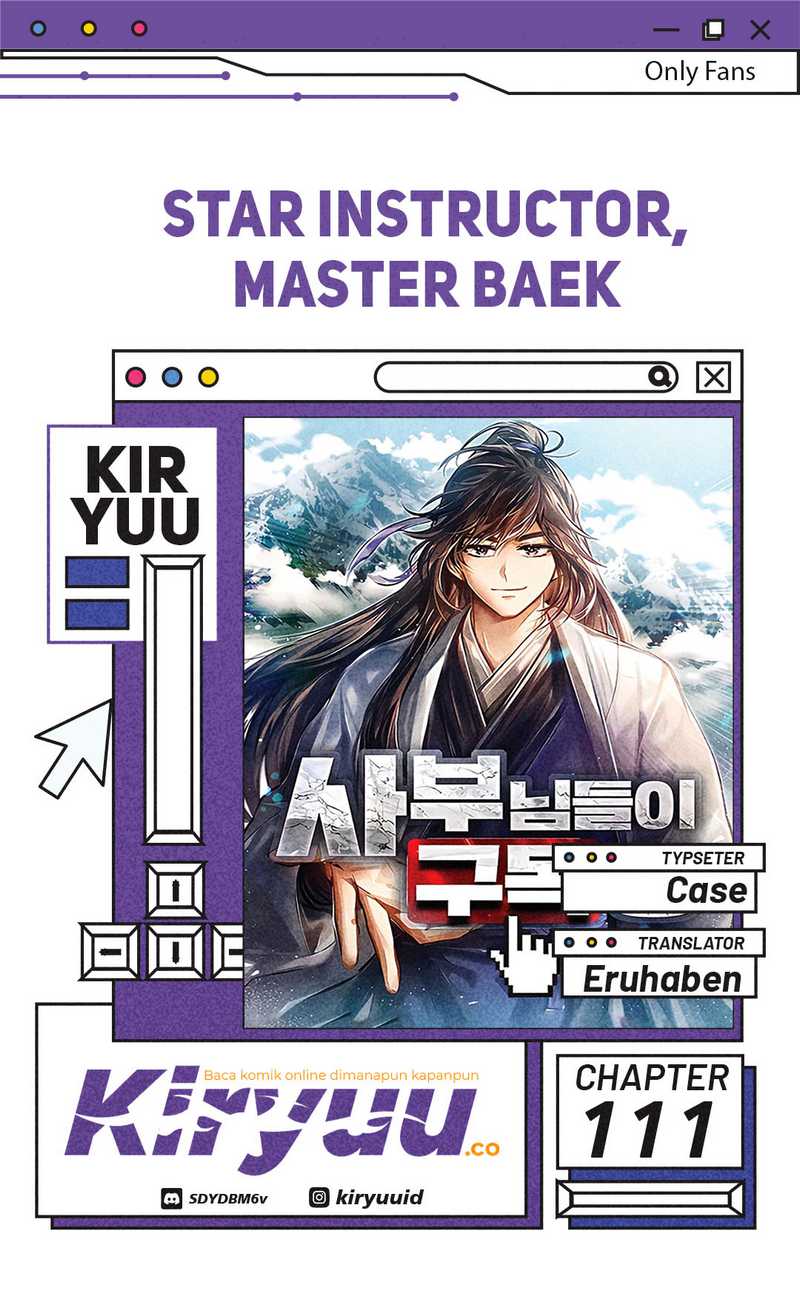 Komik Number One Star Instructor Master Baek - Chapter 111