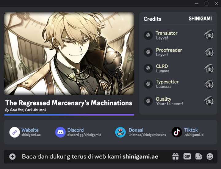 Komik The Regressed Mercenary’s Machinations - Chapter 27