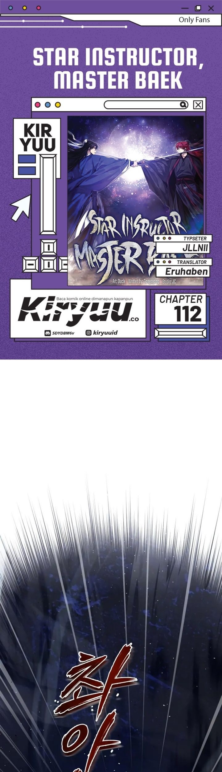 Komik Number One Star Instructor Master Baek - Chapter 112