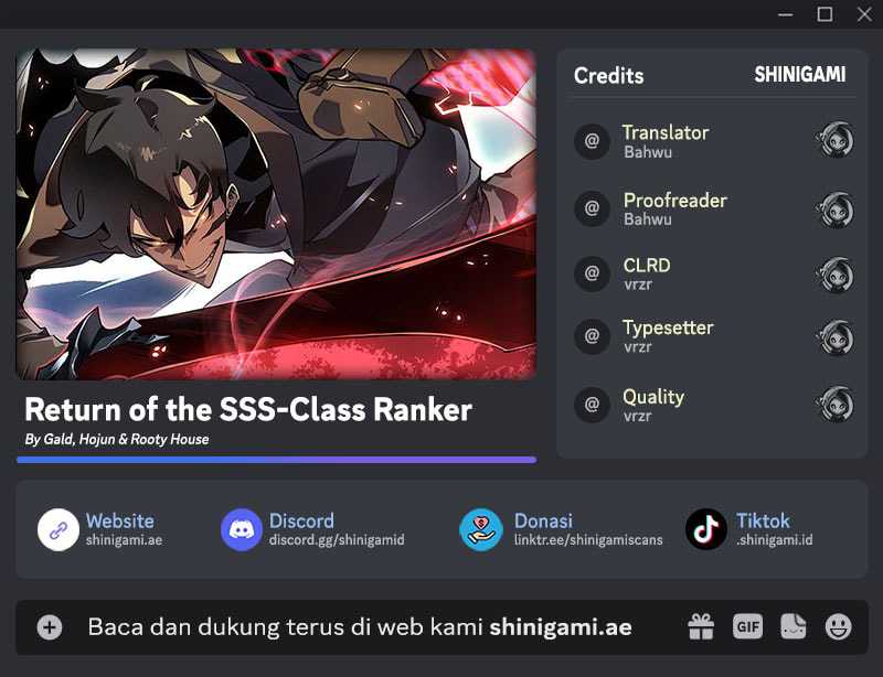 Komik Return of the SSS-Class Ranker - Chapter 147