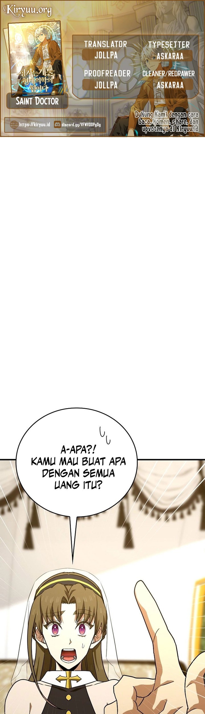 Komik To Hell With Being a Saint, I’m a Doctor - Chapter 95