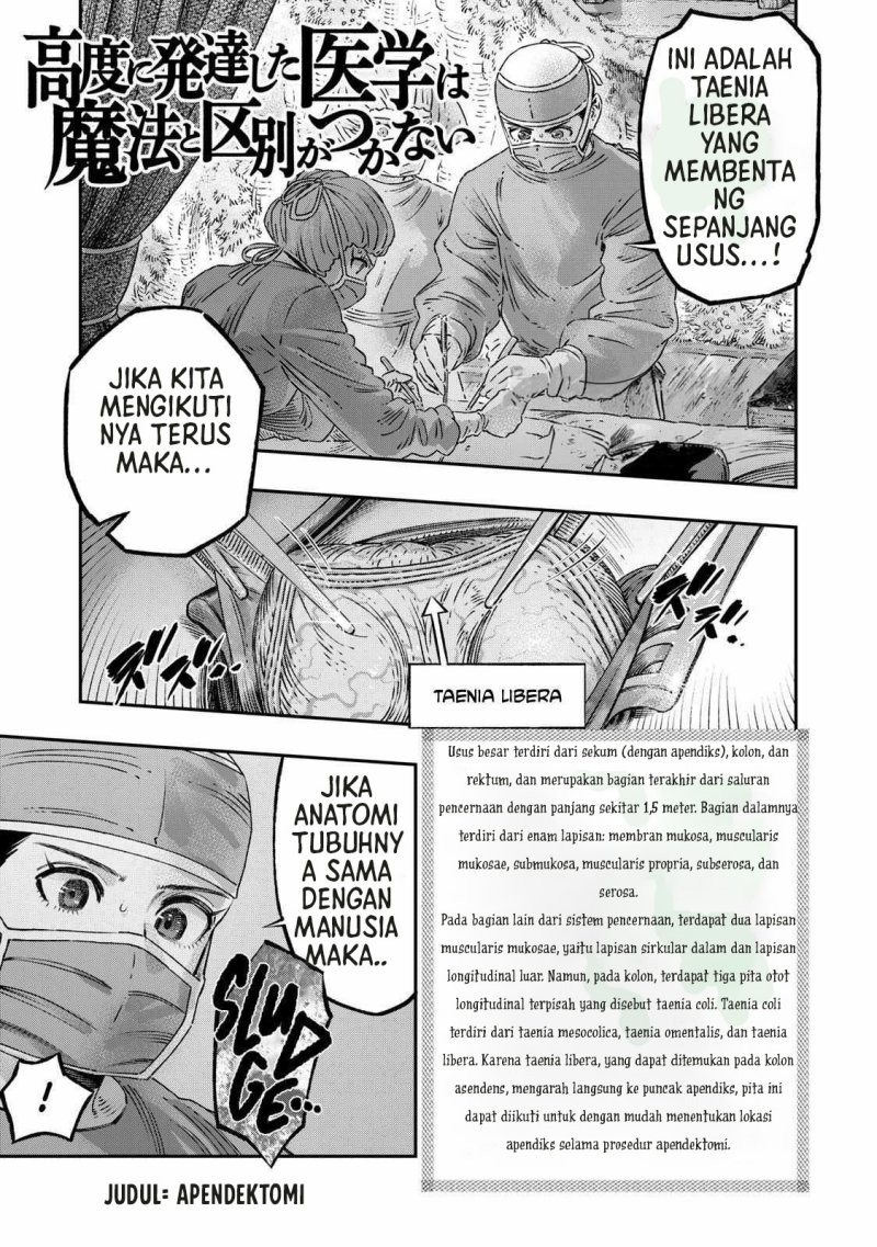 Komik Koudou ni Hattatsu Shita Igaku wa Mahou to Kubetsu ga Tsukanai - Chapter 18