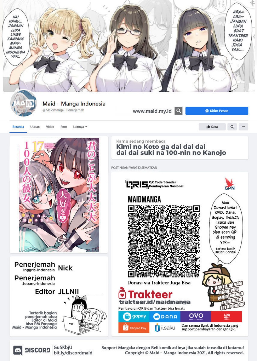 Baca Manga Kimi no Koto ga Dai Dai Dai Dai Daisuki na 100-ri no Kanojo Chapter 130 Gambar 2