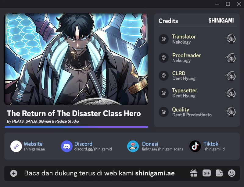 Komik A Disaster-Class Hero Has Returned - Chapter 114