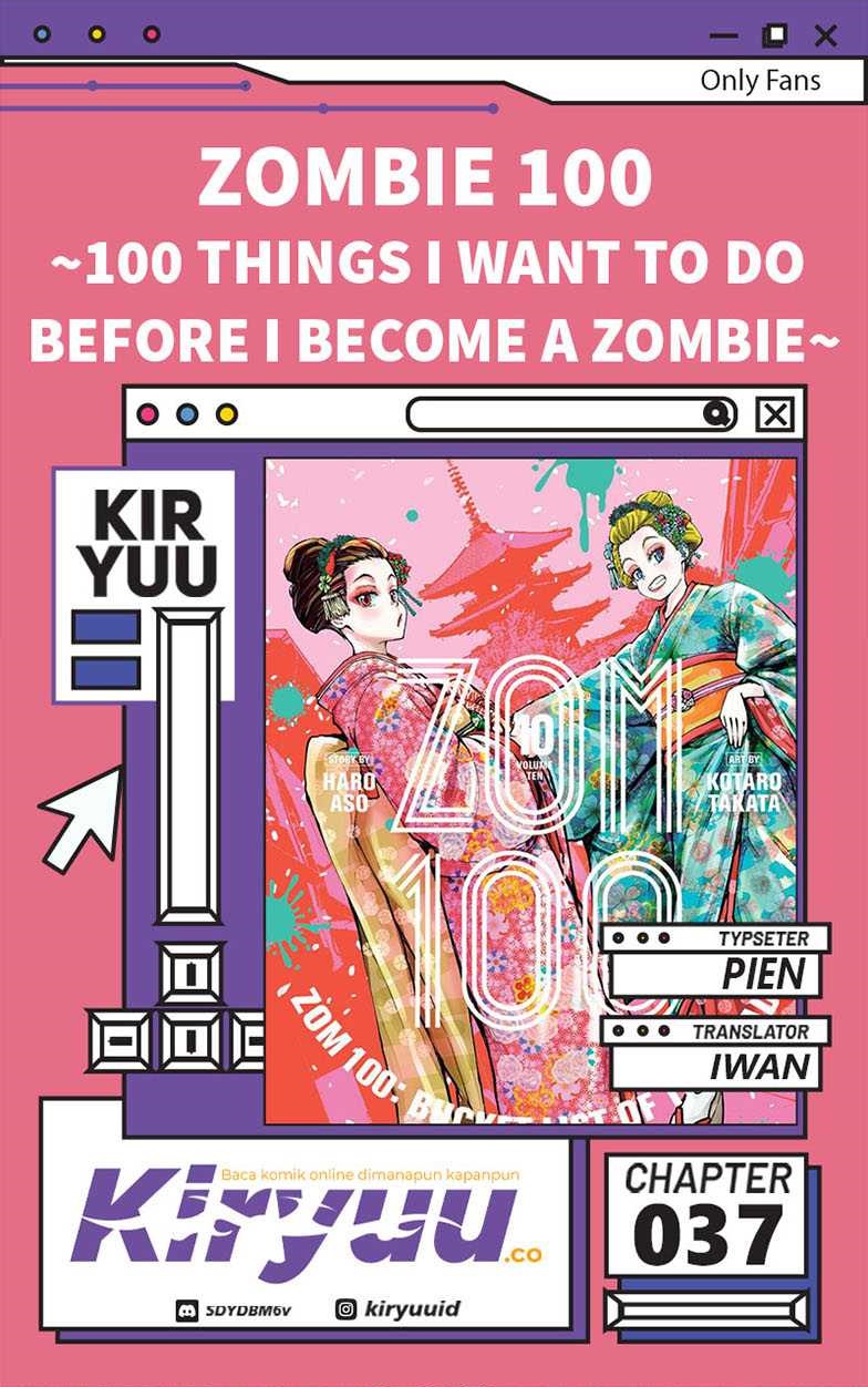 Komik Zombie 100 ~Zombie ni Naru Made ni Shitai 100 no Koto~ - Chapter 37