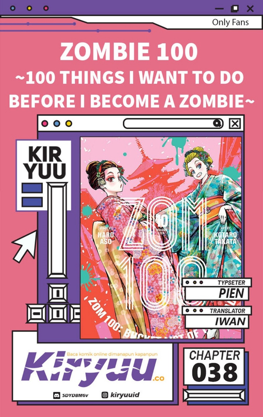 Komik Zombie 100 ~Zombie ni Naru Made ni Shitai 100 no Koto~ - Chapter 38
