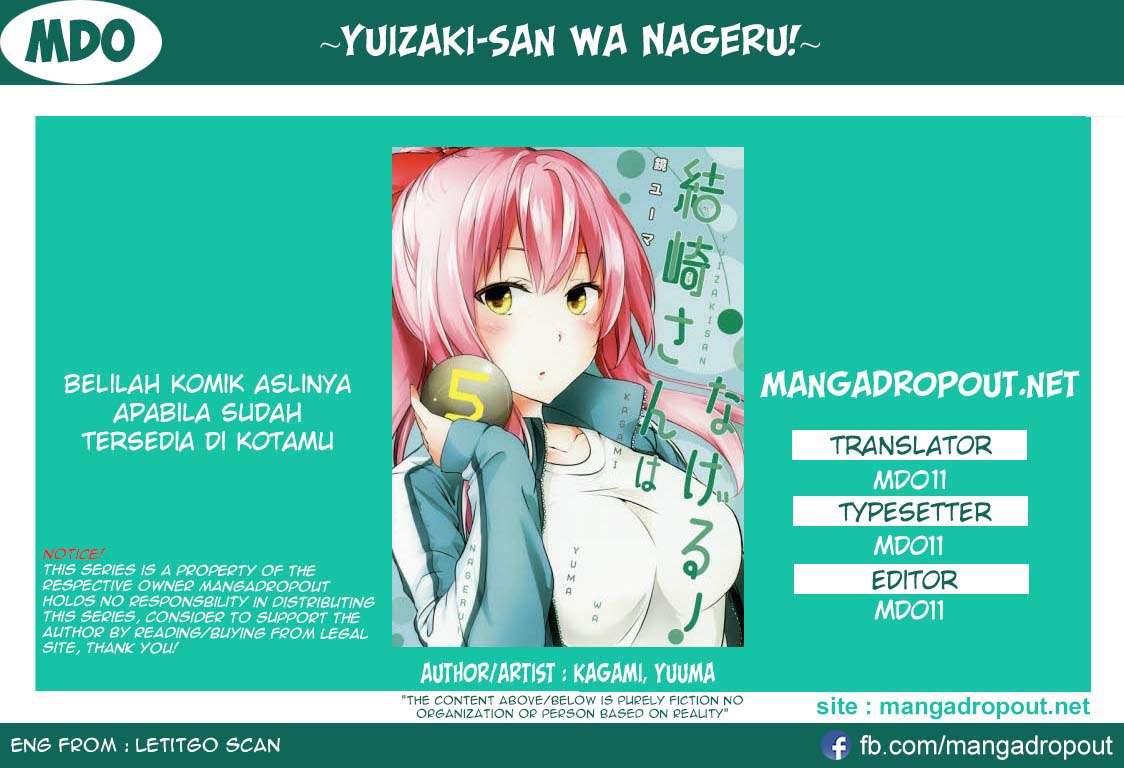 Komik Yuizaki-san wa Nageru! - Chapter 38