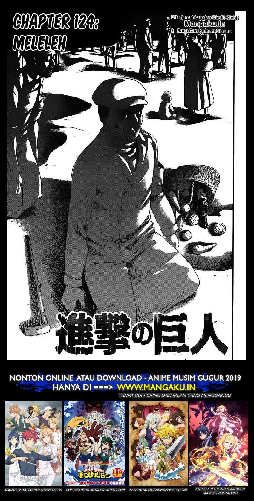 Komik Shingeki no Kyojin - Chapter 124
