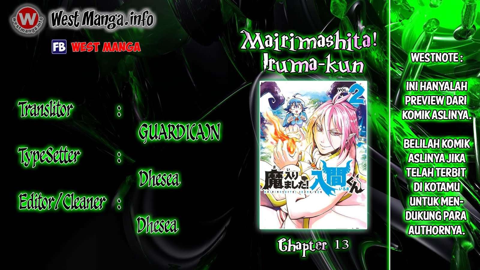 Komik Mairimashita! Iruma-kun - Chapter 14
