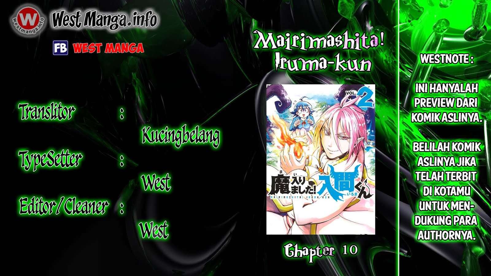 Komik Mairimashita! Iruma-kun - Chapter 10