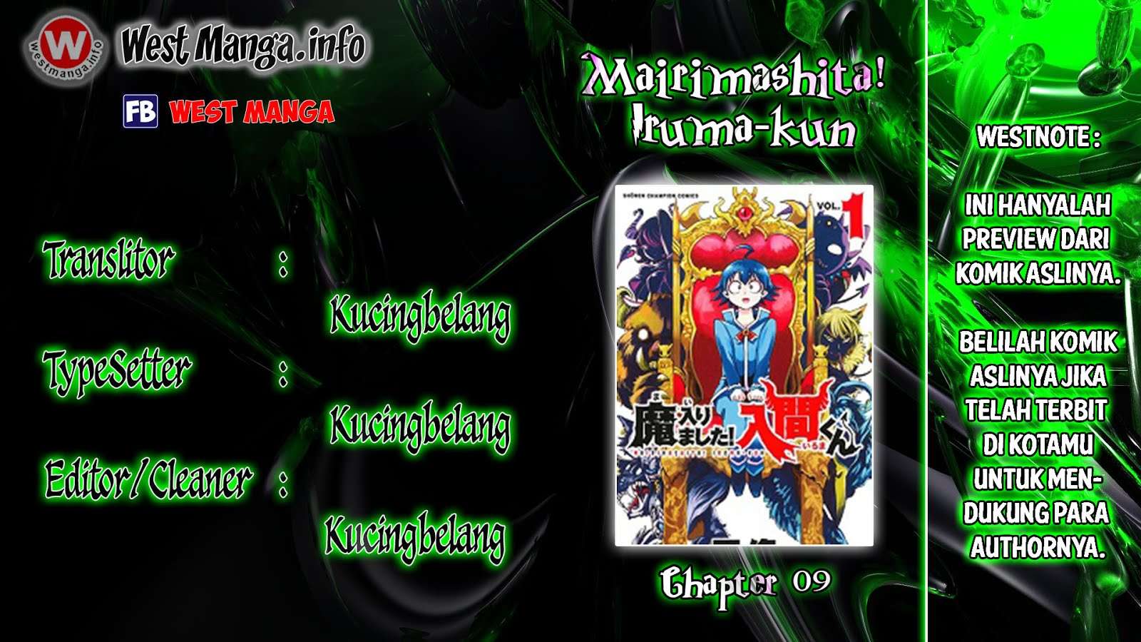 Komik Mairimashita! Iruma-kun - Chapter 9