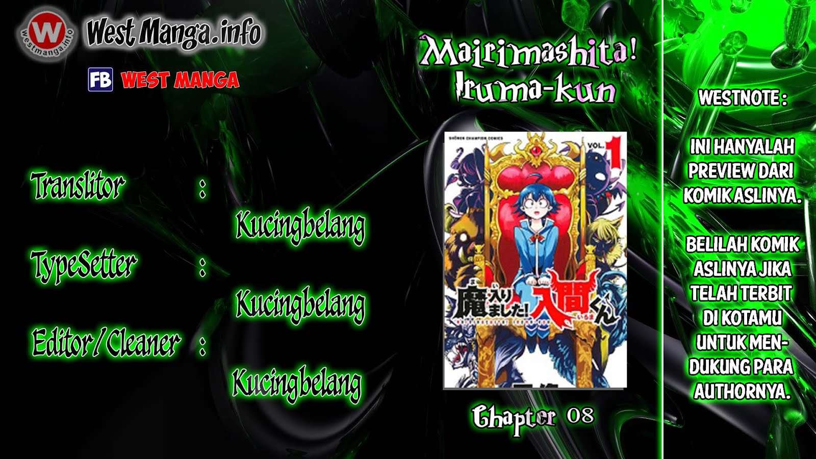 Komik Mairimashita! Iruma-kun - Chapter 8