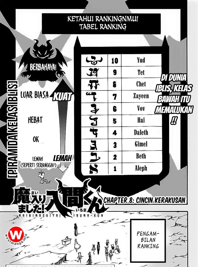 Baca Manga Mairimashita! Iruma-kun Chapter 8 Gambar 2
