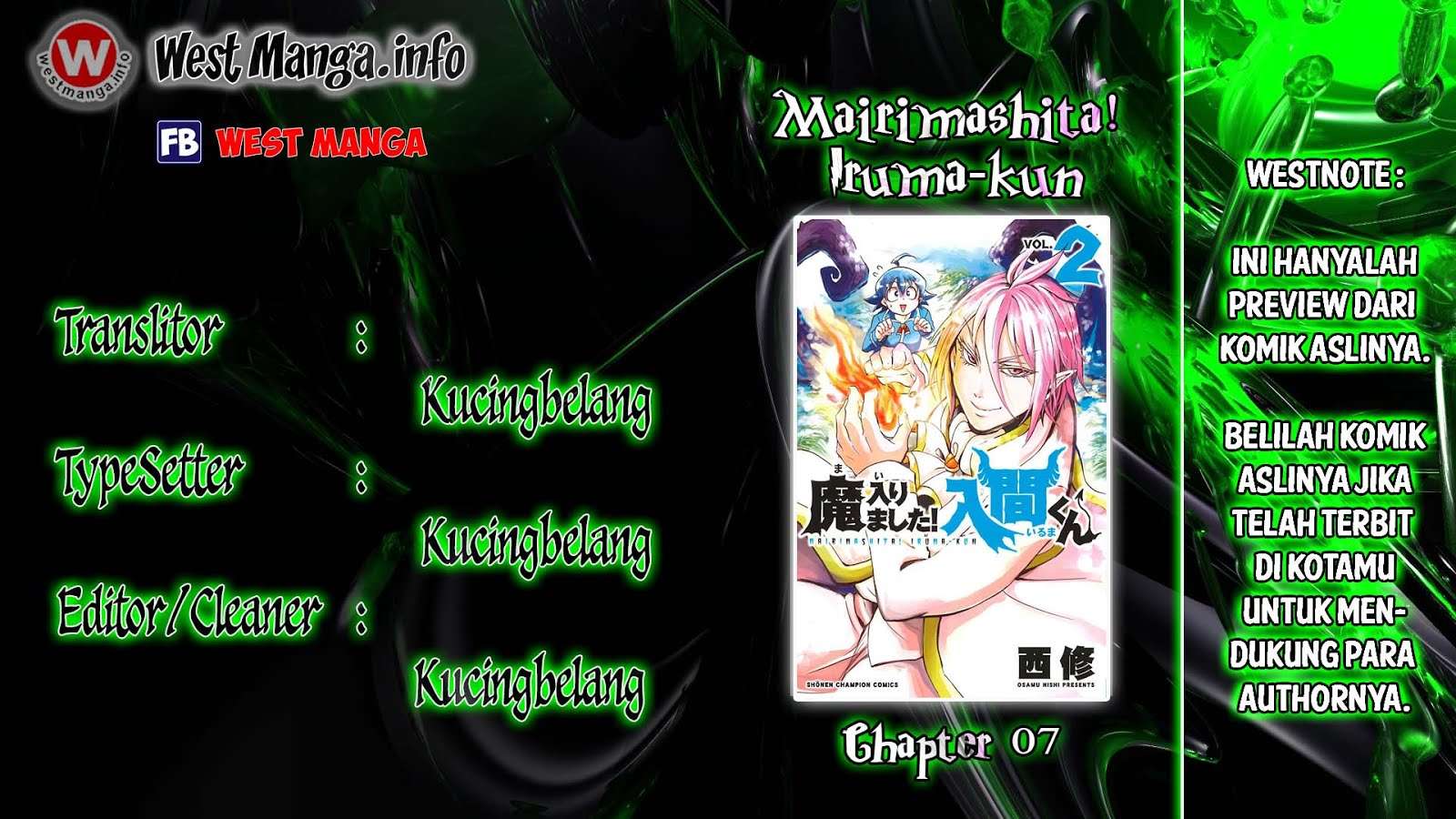 Komik Mairimashita! Iruma-kun - Chapter 7