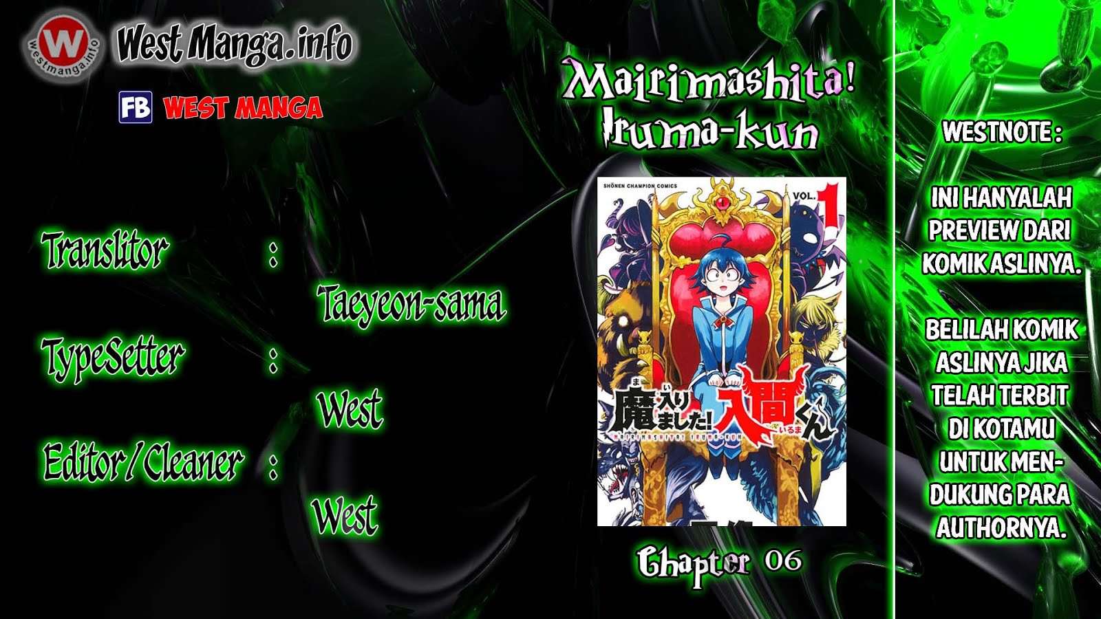 Komik Mairimashita! Iruma-kun - Chapter 6