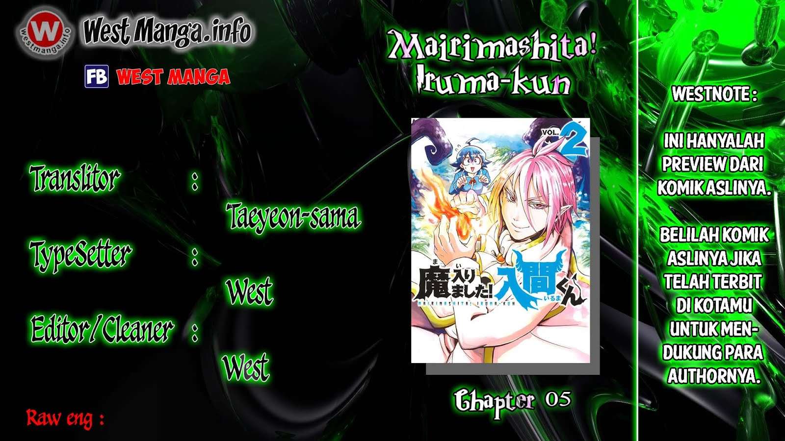 Komik Mairimashita! Iruma-kun - Chapter 5