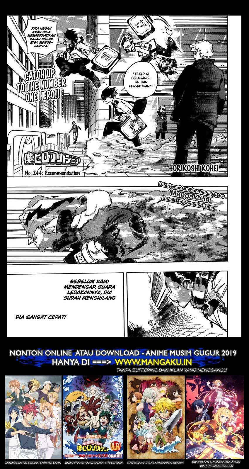 Baca Manga Boku no Hero Academia Chapter 244 Gambar 2