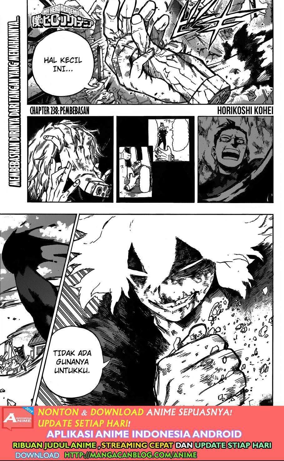 Komik Boku no Hero Academia - Chapter 238
