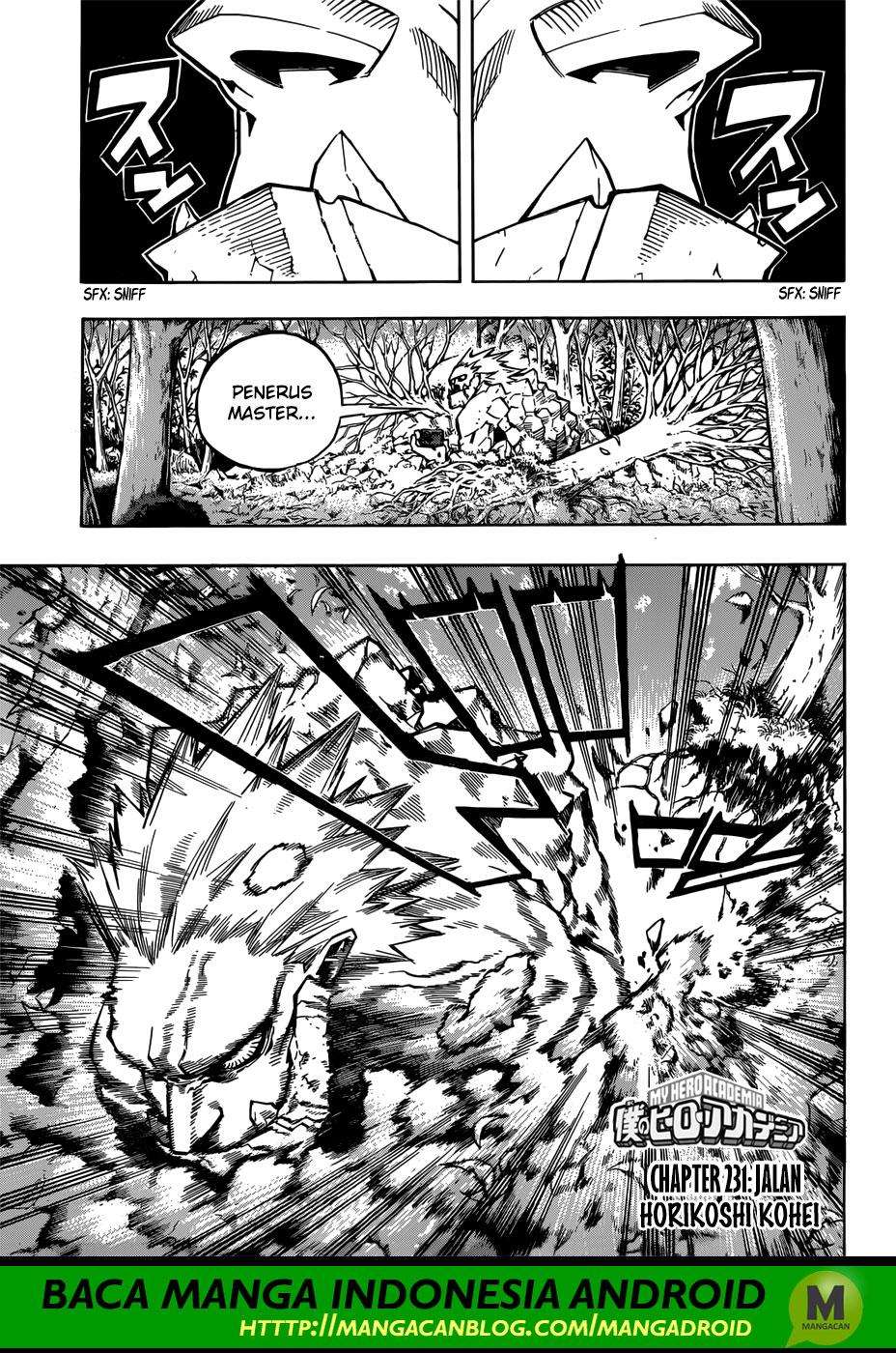 Komik Boku no Hero Academia - Chapter 231