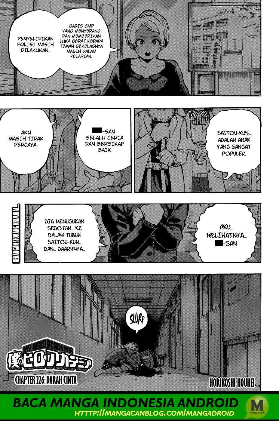 Komik Boku no Hero Academia - Chapter 226