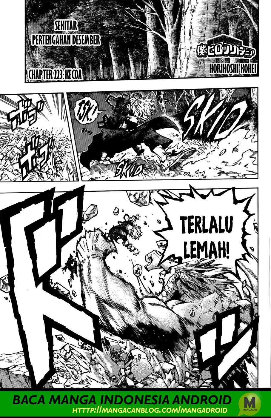 Komik Boku no Hero Academia - Chapter 223