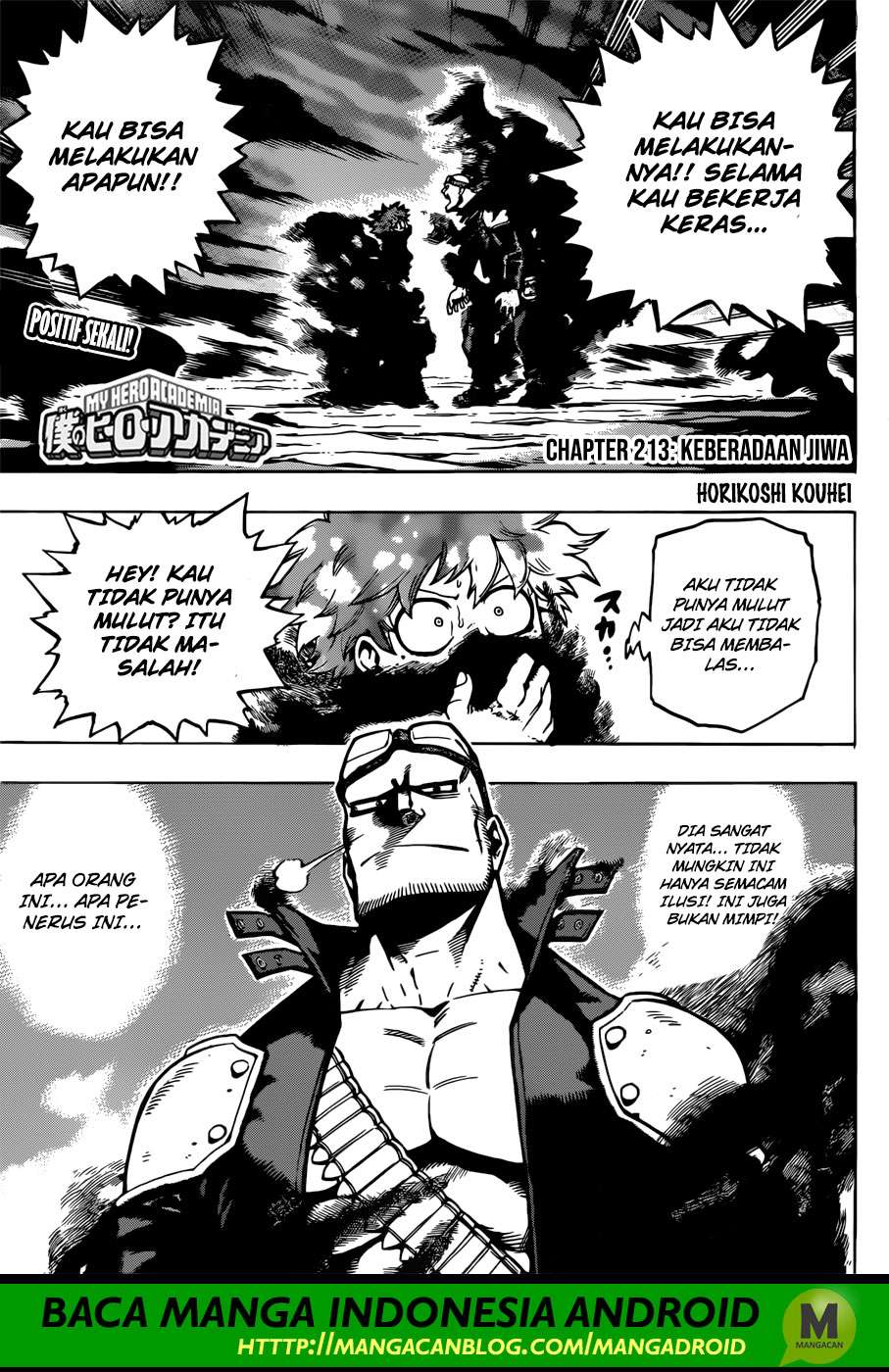 Komik Boku no Hero Academia - Chapter 213