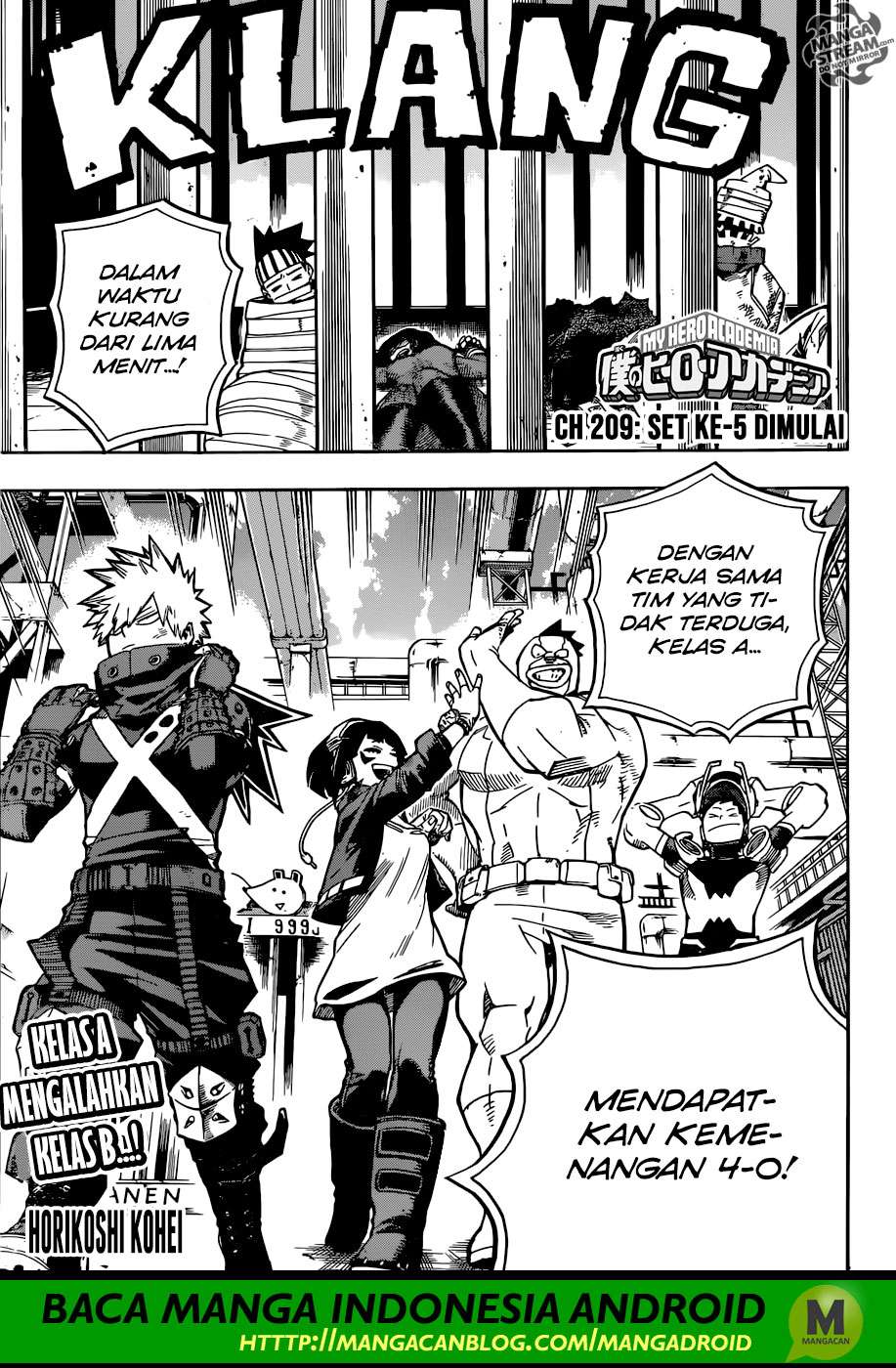Komik Boku no Hero Academia - Chapter 209