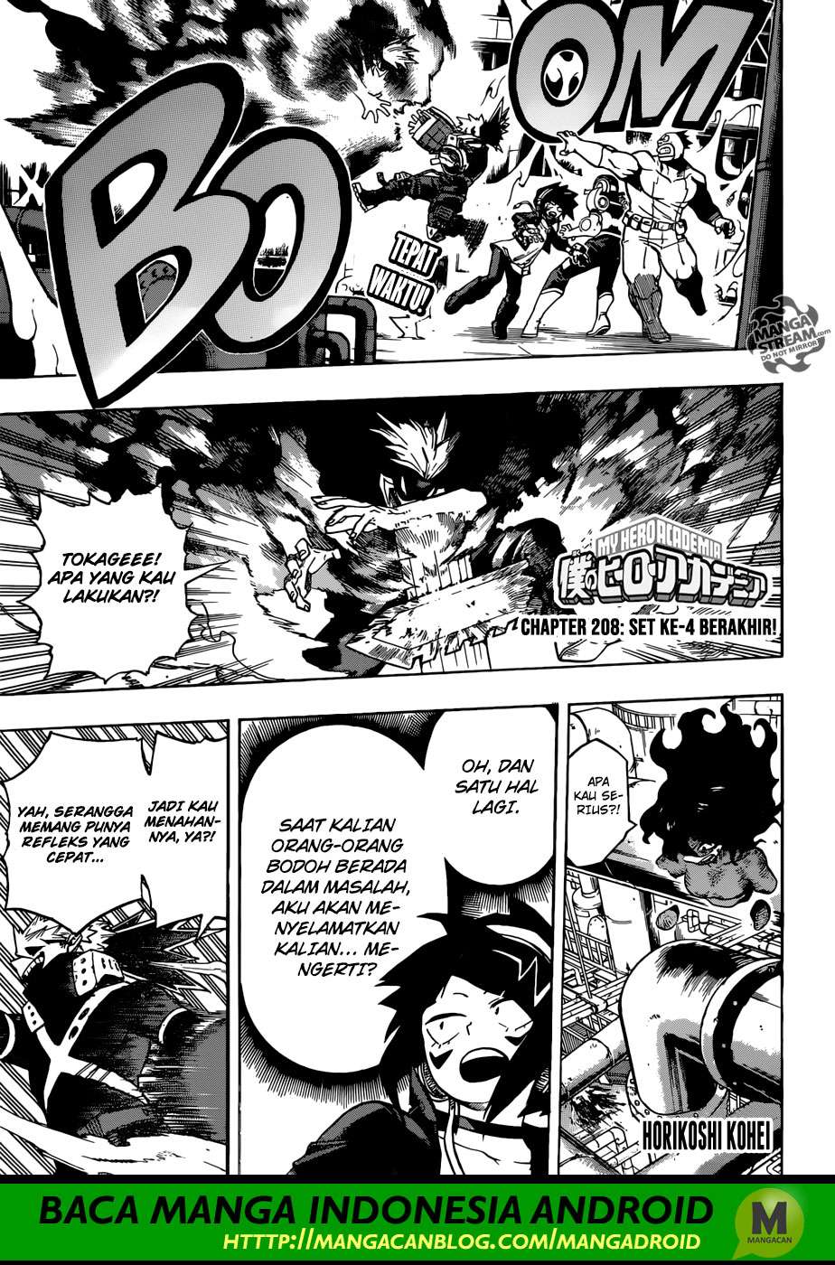 Komik Boku no Hero Academia - Chapter 208