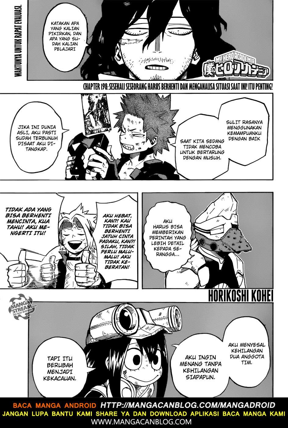 Komik Boku no Hero Academia - Chapter 198