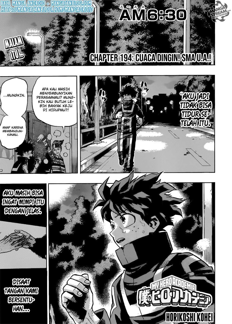 Komik Boku no Hero Academia - Chapter 194