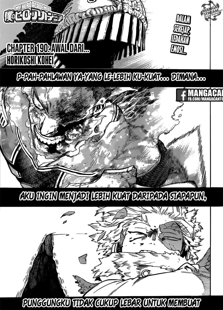 Komik Boku no Hero Academia - Chapter 190