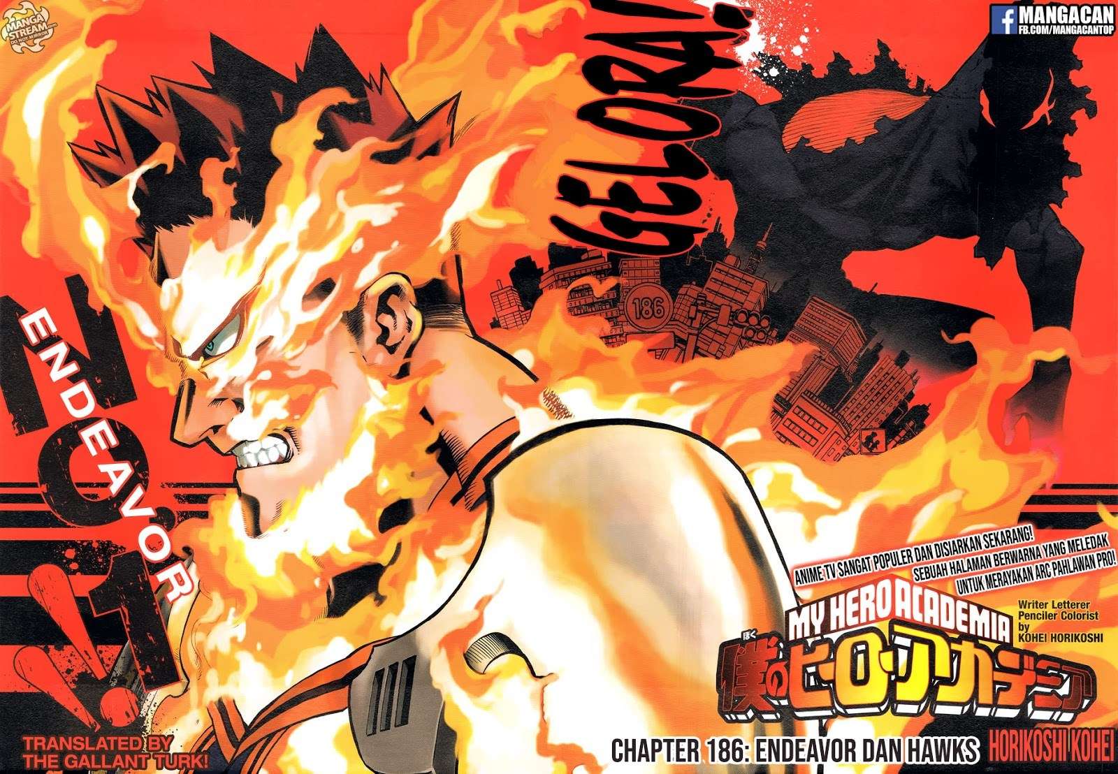 Komik Boku no Hero Academia - Chapter 186