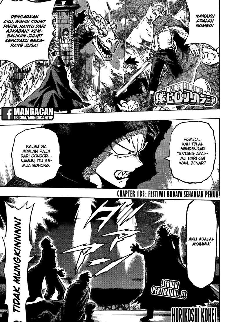 Komik Boku no Hero Academia - Chapter 183