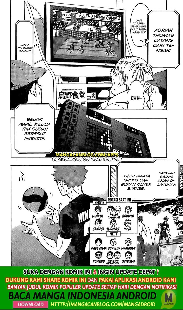Baca Manga Haikyuu!! Chapter 383 Gambar 2