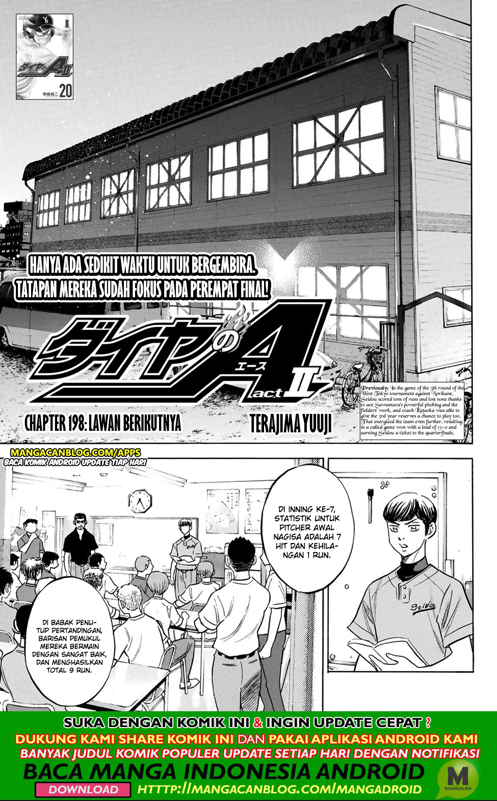 Komik Diamond no Ace Act 2 - Chapter 198