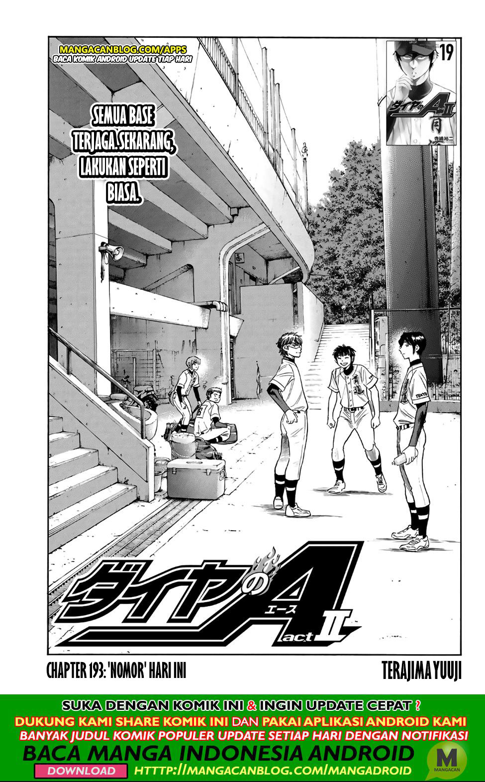 Komik Diamond no Ace Act 2 - Chapter 193
